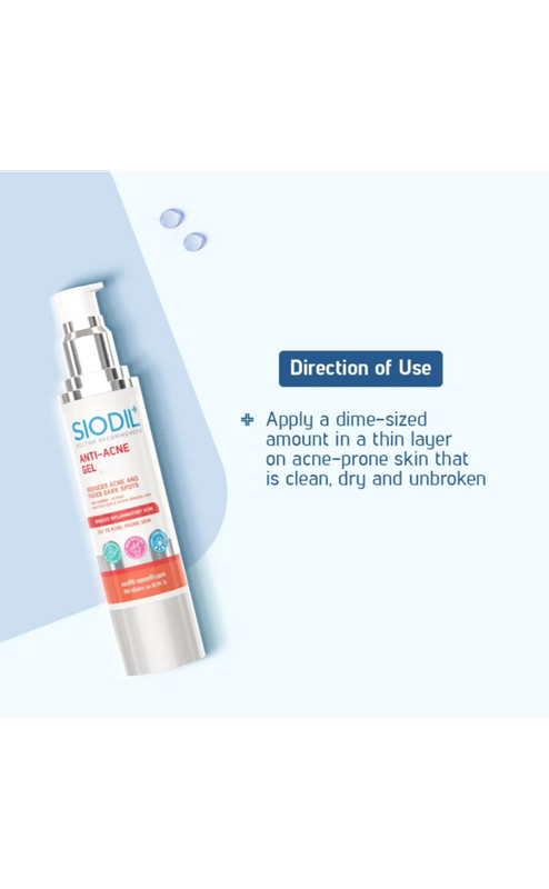 ।SIODIL ANTI-ACNE GEL 40ml - Image 3