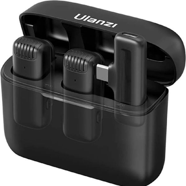 Ulanzi J12 Dual Wireless Microphone With Charging Case For Type-C