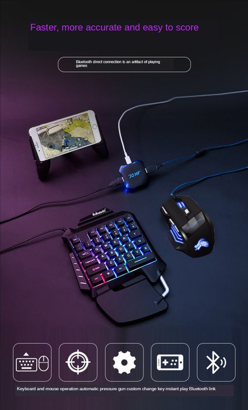 K-Snake Mobile Gaming RGB Keyboard & Mouse Combo