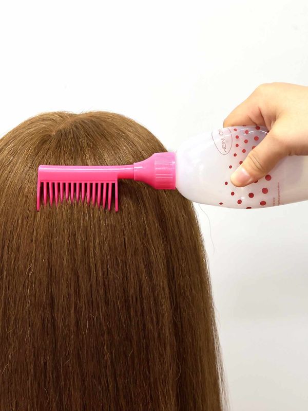 Hair Oil Pot With Comb