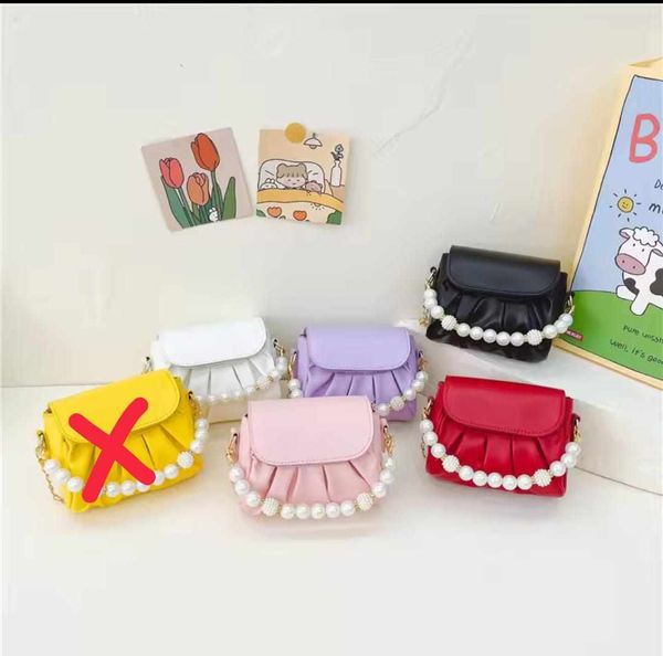 Beaded handle Cross body baby bagMetarial : pu latherQuality top class
