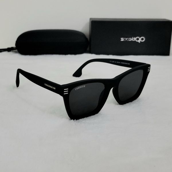 133_Premium Brand Matte Black Sunglass