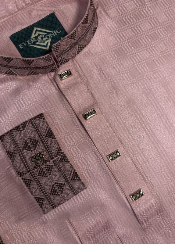 Graceful Pink Panjabi - Eid Collection 2025