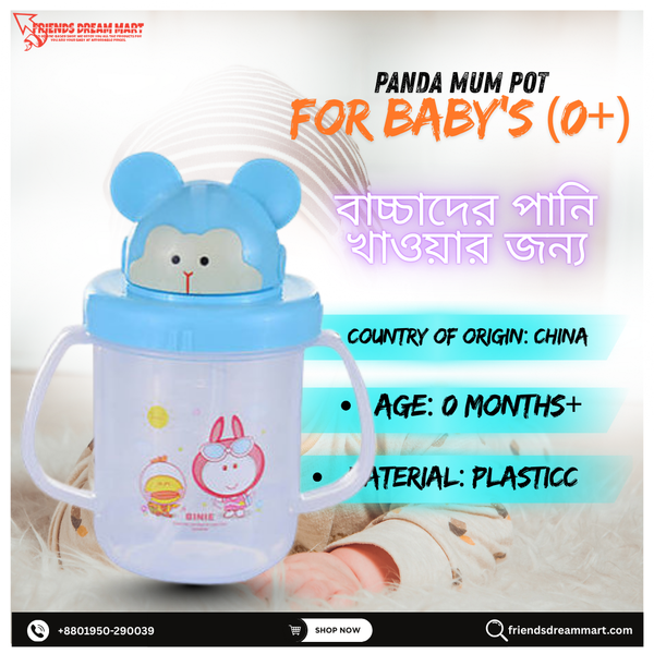 Panda Mum Pot For Baby's (0) Plus Months