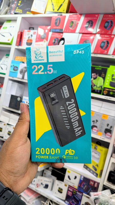 VDENMENV 22.5W 20000mAh Power Bank