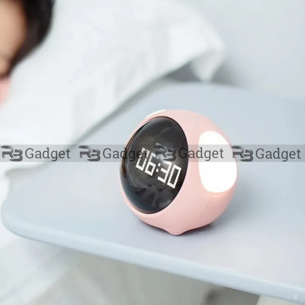 Cute Expression Multi Function LED Pixel Alarm Clock