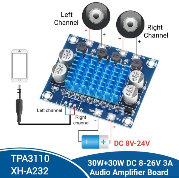 TPA 3110 Amplifier Circuit