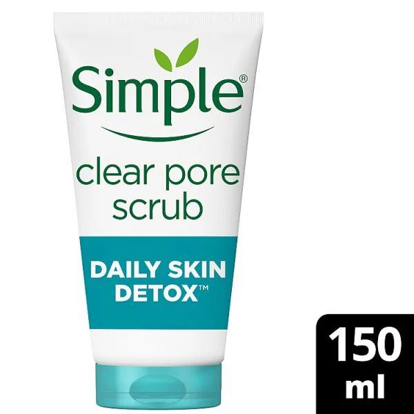Simple Clear Pore Scrub Daily Skin Detox for Smoother, Clearer Skin 150ml