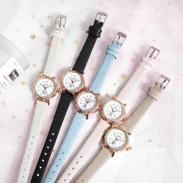 โจImported fashion Roman quartz analog small female Harajuku wrist watch๐ฅ
