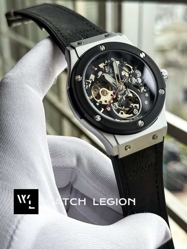 HUBLOT AUTO BELT BLACK