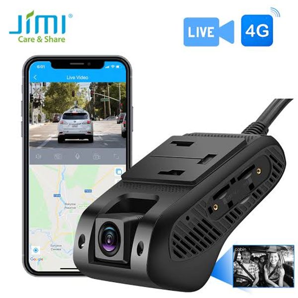 jimi JC400P 4G Car Dashcam live video with GPS