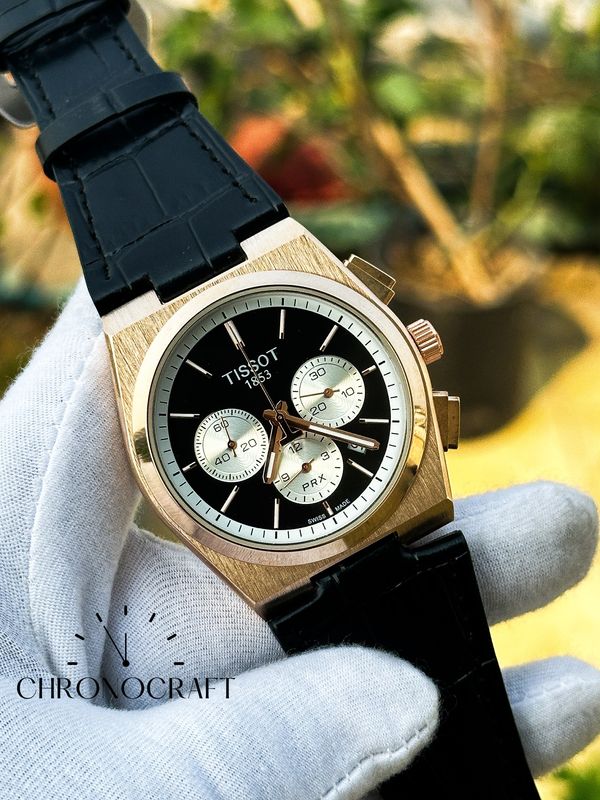 Tissot PRX Chronograph Leather Strap AA