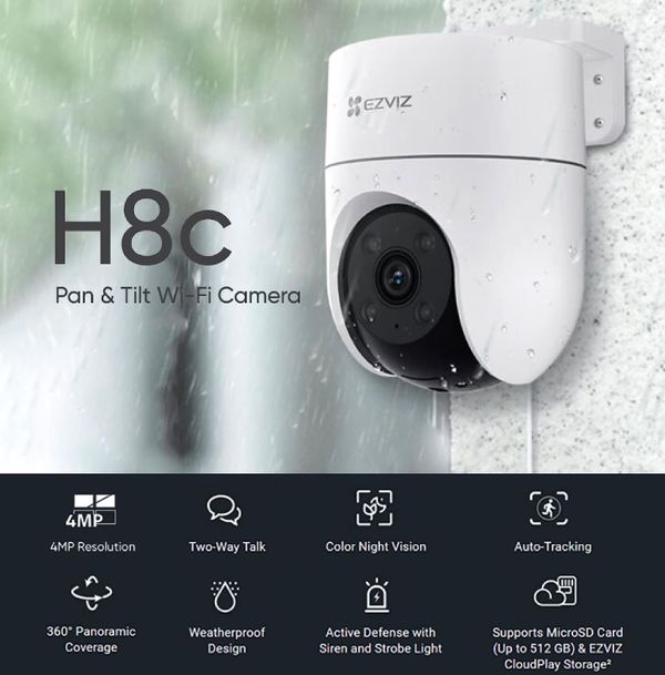 EZVIZ H8c 2MP 1080P 360 Degree IP Camera