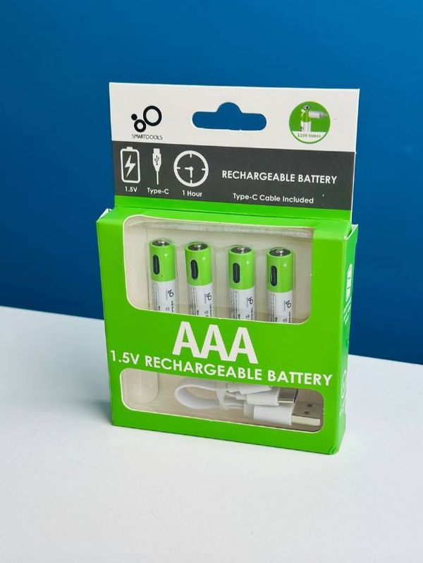SmarToools RB40 AAA 1.5V 750 mWh Rechargeable Battery (4Pcs Set)