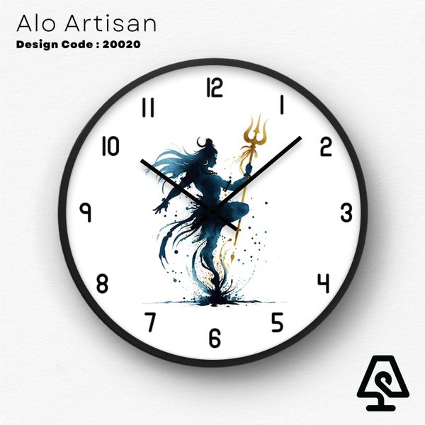 Lord Shiva Theme Wall Clock