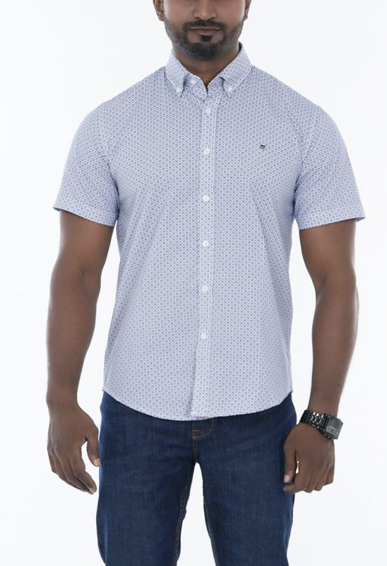 Short-Sleeve Regular-fit Men Half Shirt | Palli