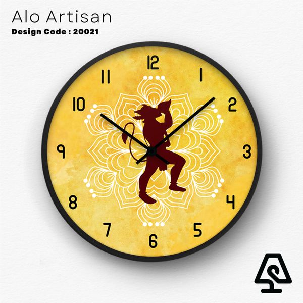 Lord Hanuman Classic Theme Wall Clock