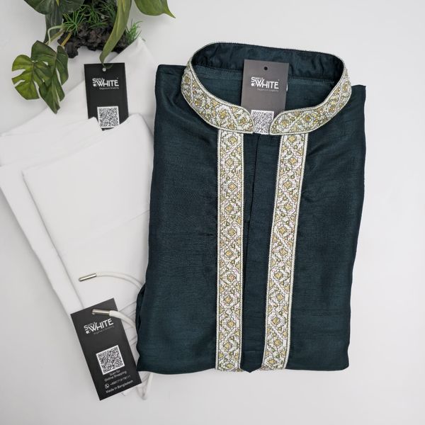 Teal Essence Panjabi