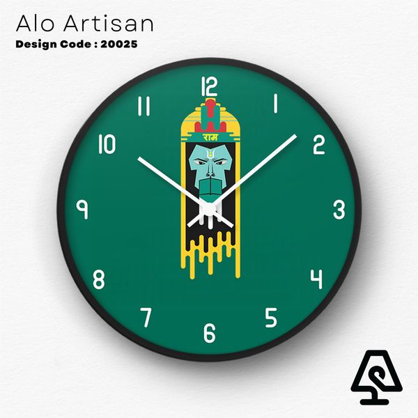 Hanuman Artistic Theme Wall Clock