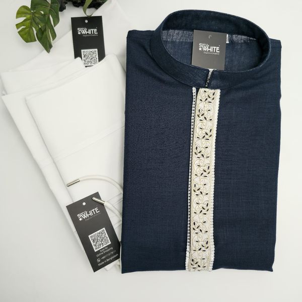 Deep Indigo Panjabi