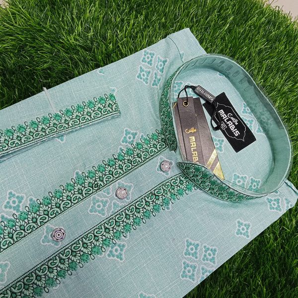 Exclusive Embroidery Cotton Panjabi.