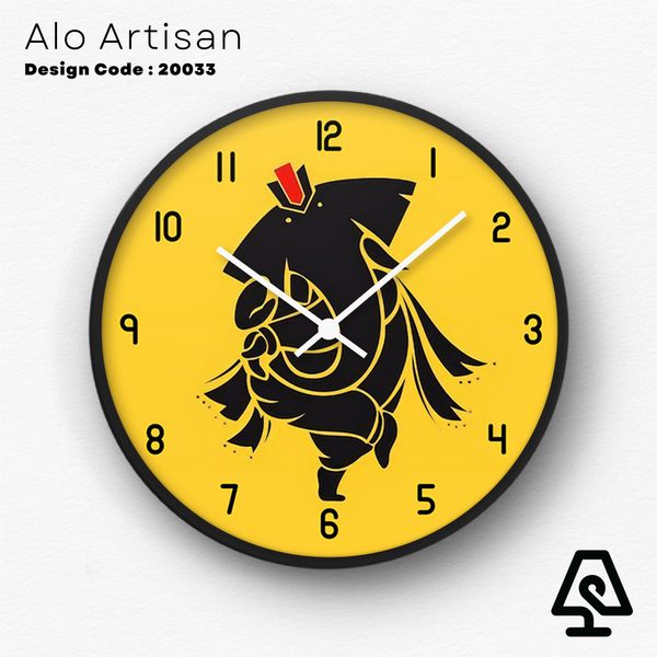 Lord Ganesh Theme Wall Clock