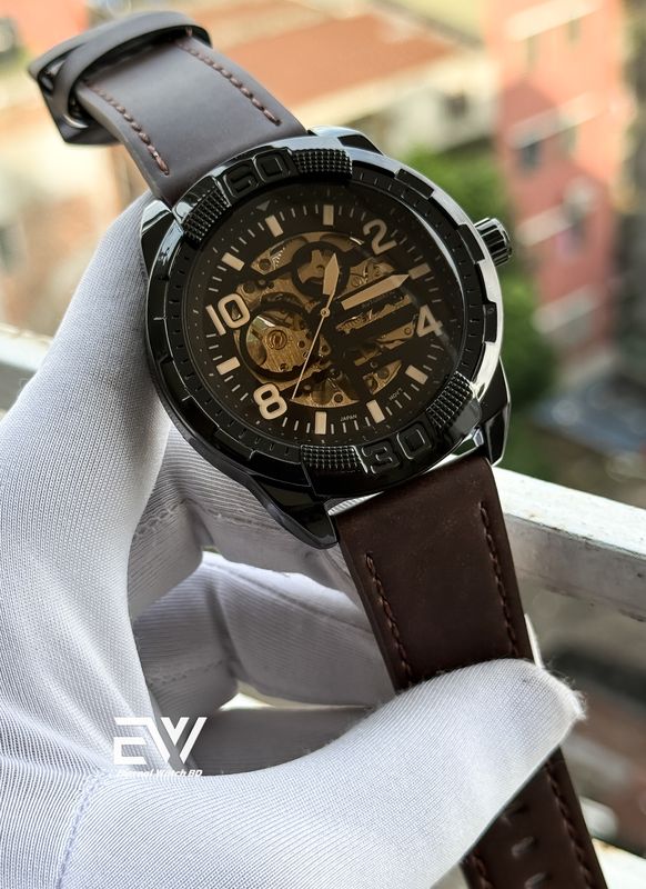 FOSSIL AUTOMATIC BROWN BELT BROWN DIAL
