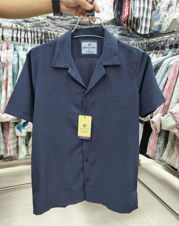 Shy Looks Dropped Shulderd Half Sleeve Shirt for Men's - Image 5