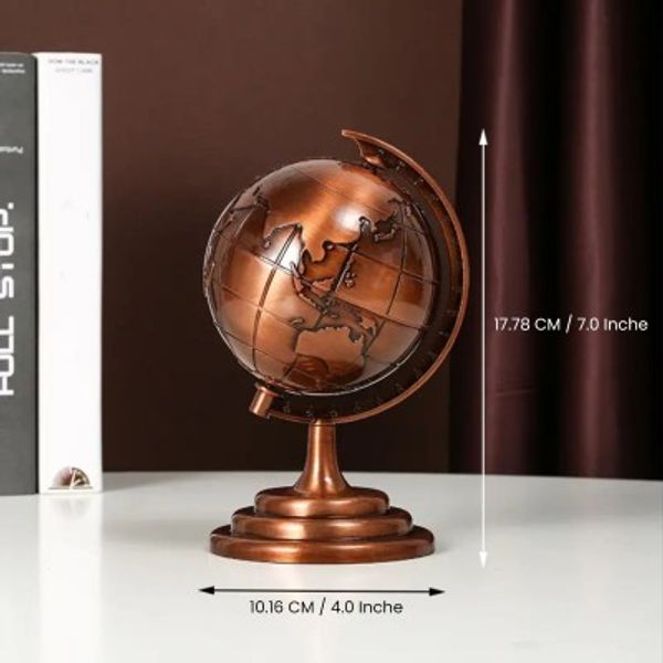 World Map 3D Rotating Glove Decoration