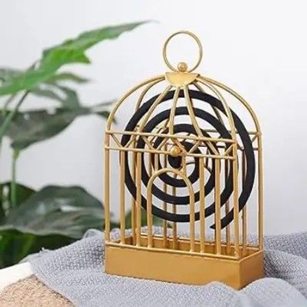Birdcage-Shaped Mosquito Coil Holder – Decorative & Practical