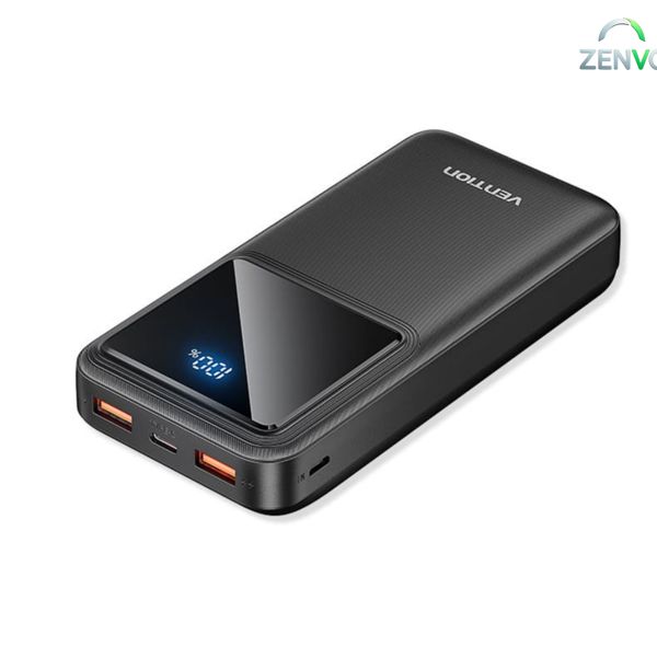 Vention 22.5W 20000mAh Power Bank – BLACK