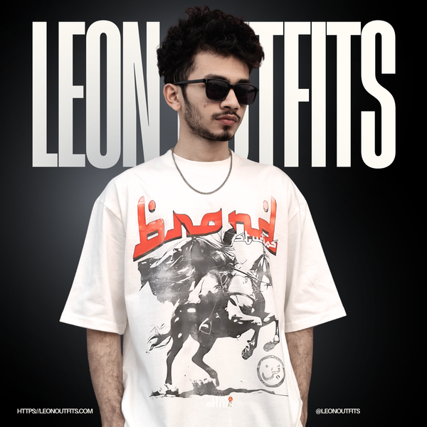 Men’s Oversized Heavyweight Drop Shoulder T-Shirt in Whit