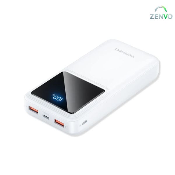 Vention 22.5W 20000mAh Power Bank -WHITE