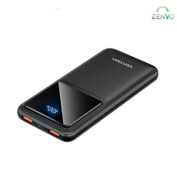 Vention FHKB0 10000mAh Power Bank – BLACK