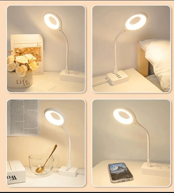 Flexible USB LED Desk Lamp with Voice Control