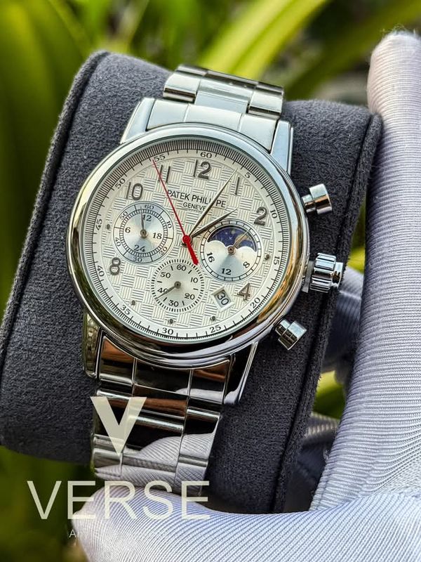 Patek chrono chain white dial