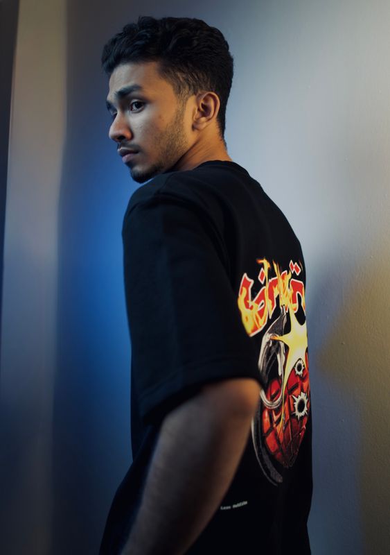 'LEON DRIP' Oversized Heavyweight Drop Shoulder T-Shirt
