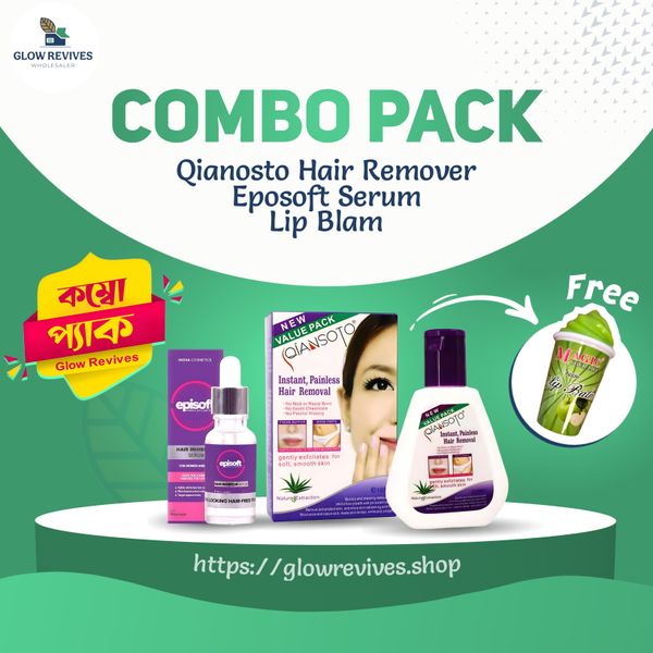 Qianosto Hair Remover, Eposoft Serum & Magic Lip Blam