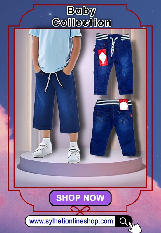 Boys/ Kids Export Premium Quality Jeans 3 Quarter Pants