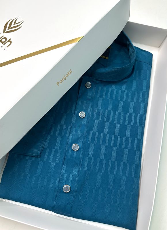 Regal Teal Classic Panjabi