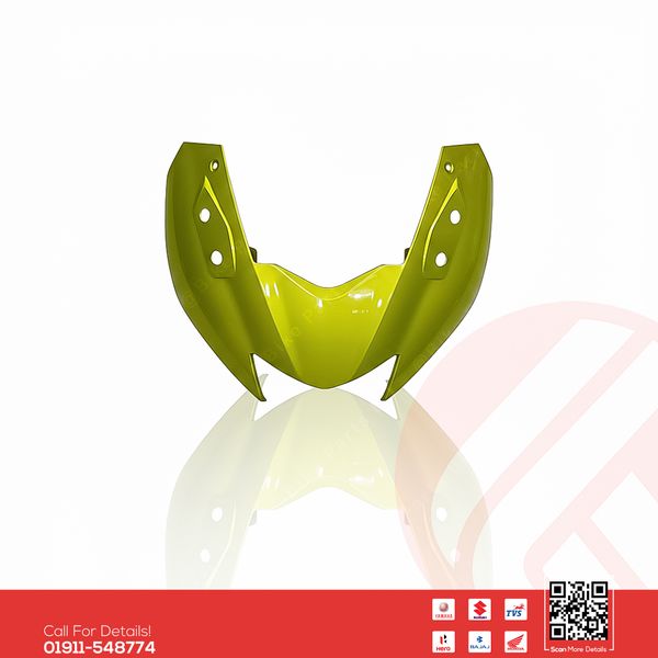 Metershed-Faring (Green) for Suzuki Gixxer SF (New Model-Black Color) bike.