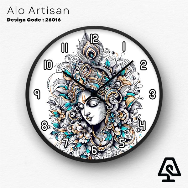 Peacock Theme Wall Clock