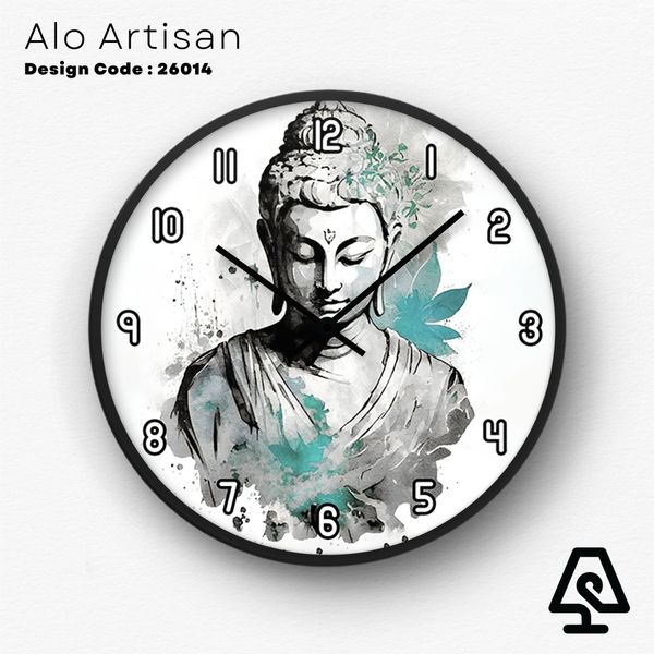 Buddha Nirvana Theme Wall Clock