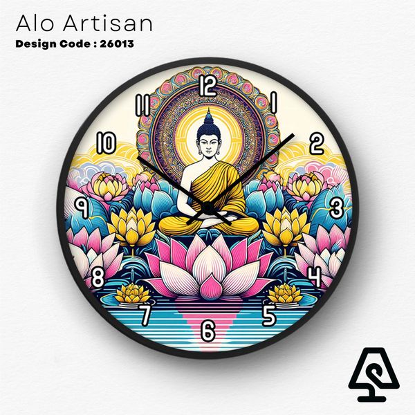 Buddha Eternal Divine Theme Wall Clock