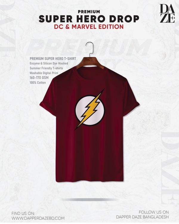 SH016 Super Hero Flash T-shirt