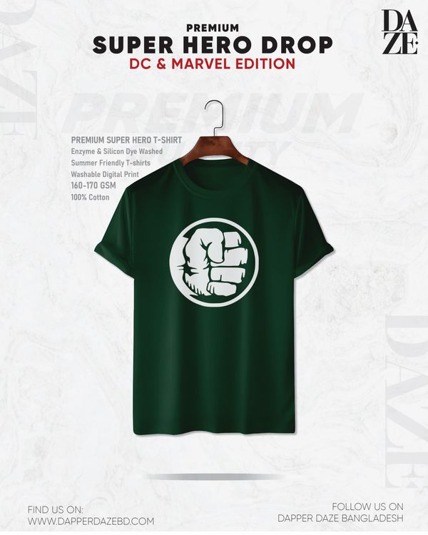 SH017 Super Hero Hulk T-shirt