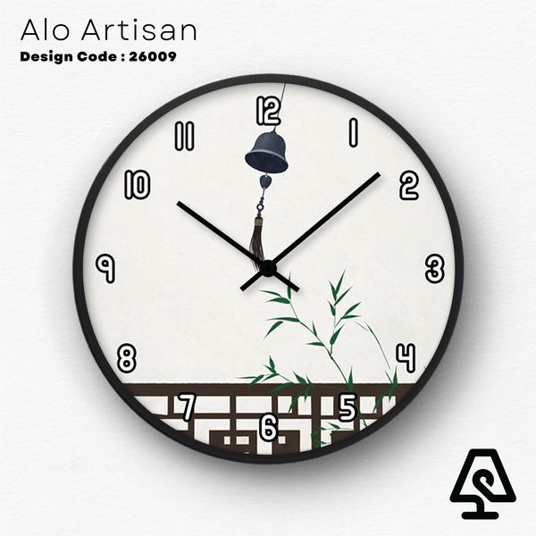 White Bell Theme Wall Clock