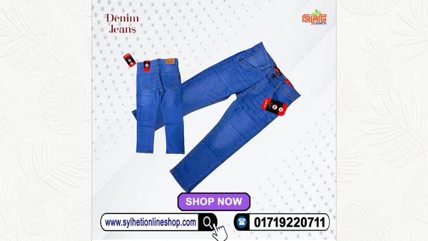Baby Men's Premium Quality Denim Jeans Pants (Colour-Light Blue)