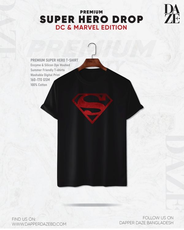 SH0115 Super Hero Superman T-shirt