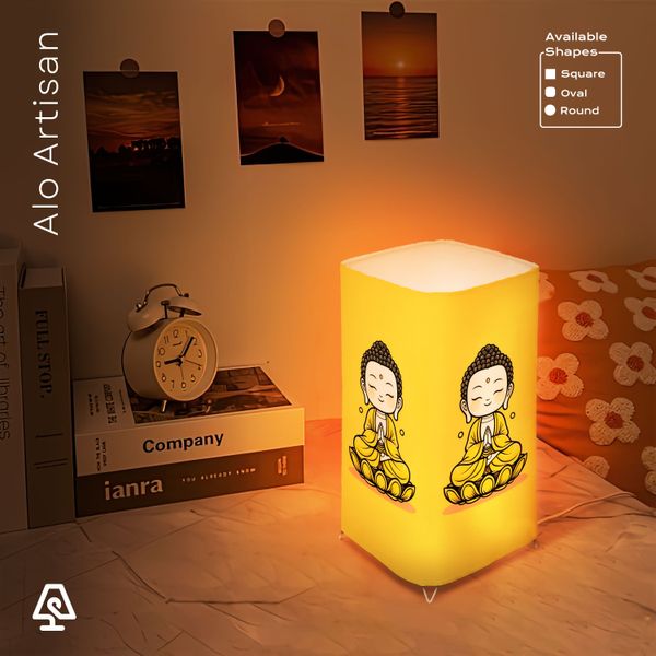 Buddha Yellow Theme Table Lamp